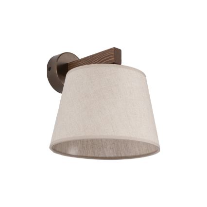 BRILAGI - LED настінний світильник LATTE 1xE27/15W/230V сосна/бежевий