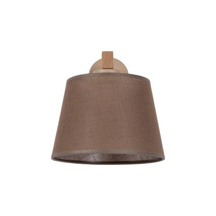 BRILAGI - LED настінний світильник LATTE SABIA 1xE27/15W/230V сосна/коричневий