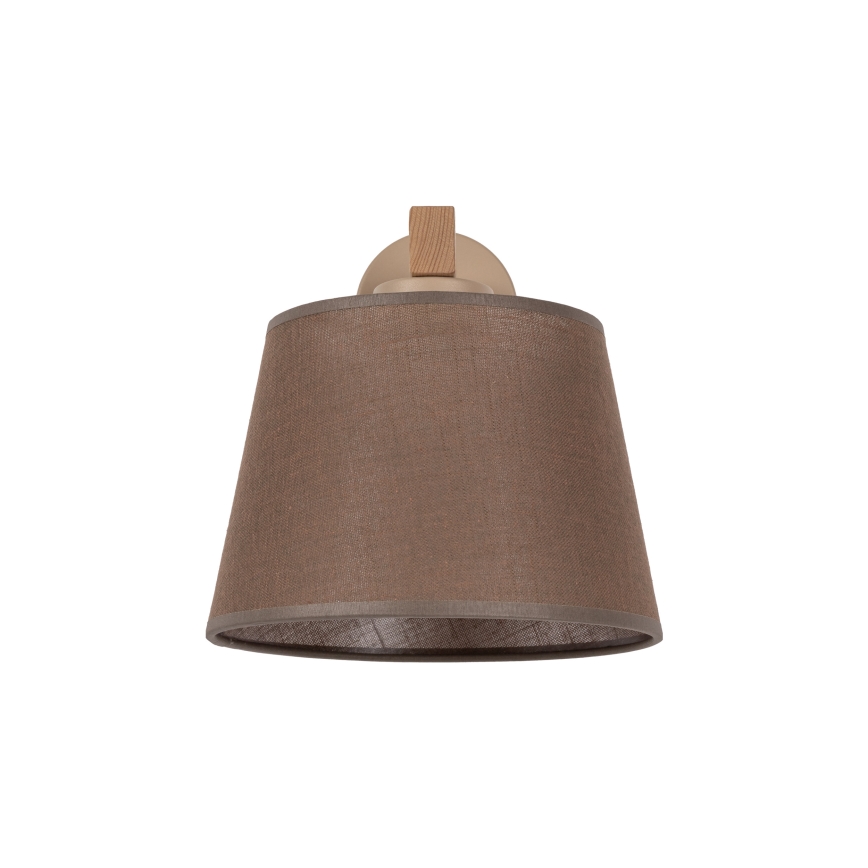 BRILAGI - LED настінний світильник LATTE SABIA 1xE27/15W/230V сосна/коричневий