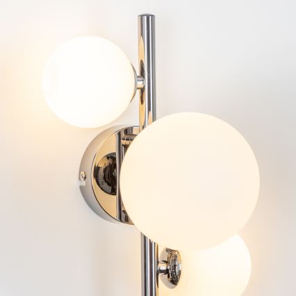 Brilagi - LED настінний світильник MILLA 3xG9/3W/230V чорний хром/білий