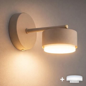Brilagi - LED настінний світильник MONO 1xGX53/13W/230V бежевий