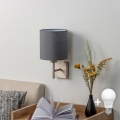 BRILAGI - LED настінний світильник NUBILA 1xE27/60W/230V матовий хром/антрацит