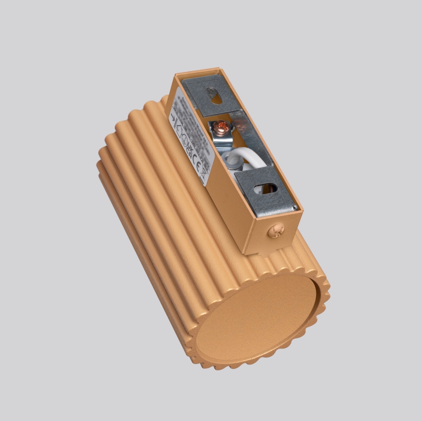 Брілагі - LED настінний світильник КРЕСТО 1xGU10/10W/230V 10 см золотий