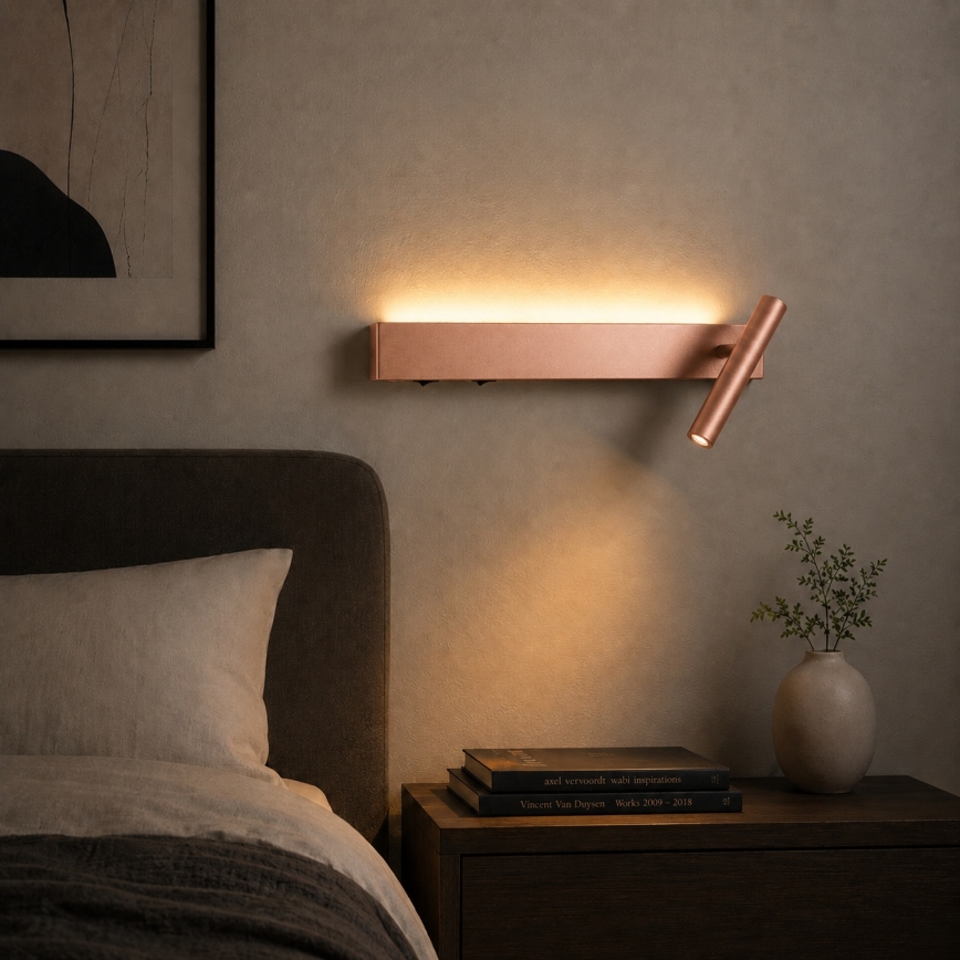 BRILAGI - настінний точковий світильник ARLIX LED/3W/230V + LED/7W бронзовий CRI 90