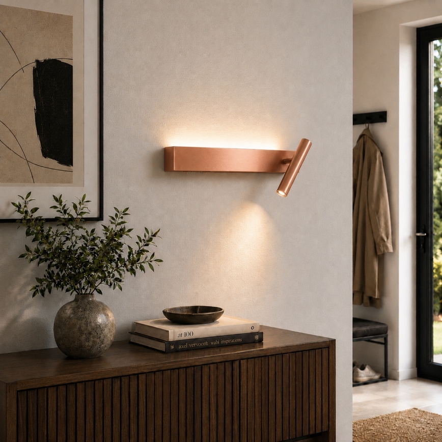 BRILAGI - настінний точковий світильник ARLIX LED/3W/230V + LED/7W бронзовий CRI 90