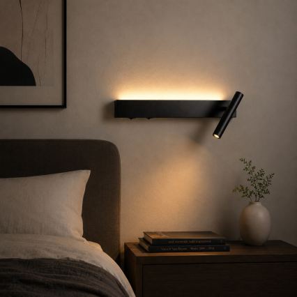 BRILAGI - LED настінний точковий світильник ARLIX LED/3W/230V + LED/7W, чорний, CRI 90