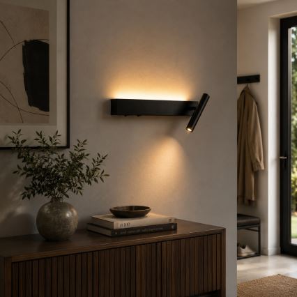 BRILAGI - LED настінний точковий світильник ARLIX LED/3W/230V + LED/7W, чорний, CRI 90