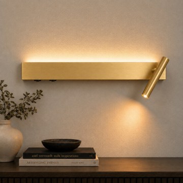 BRILAGI - LED настінний точковий світильник ARLIX LED/3W/230V + LED/7W золотистий CRI 90