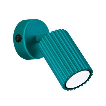 Brilagi - LED настінний точковий світильник CRESTO 1xGU10/10W/230V бірюзовий