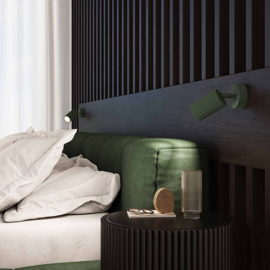 Brilagi - LED настінний точковий світильник CRESTO 1xGU10/10W/230V зелений