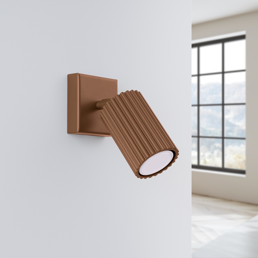 Brilagi - LED настінний точковий світильник CRESTO 1xGU10/10W/230V коричневий