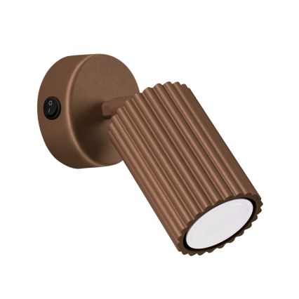 Brilagi - LED настінний точковий світильник CRESTO 1xGU10/10W/230V коричневий