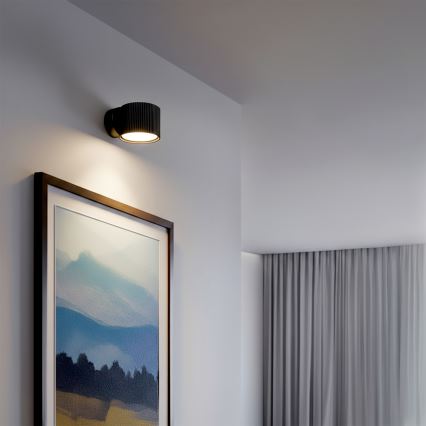 Brilagi - LED Настінний точковий світильник STRIPY 1xGX53/15W/230V чорний