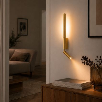BRILAGI - LED настінний точковий світильник VIXON LED/3 Вт/230 В + LED/5 Вт золотий CRI 90