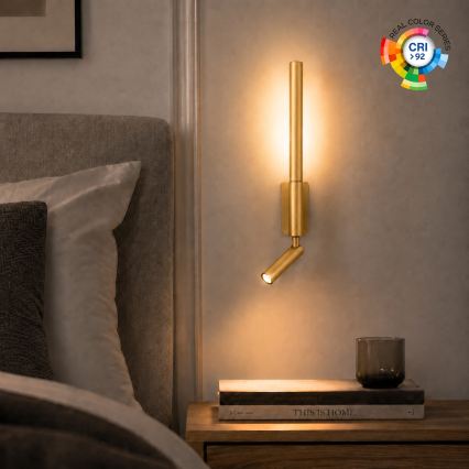 BRILAGI - LED настінний точковий світильник VIXON LED/3 Вт/230 В + LED/5 Вт золотий CRI 90