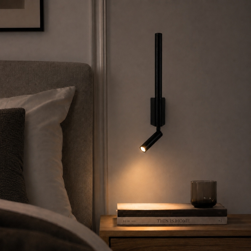 BRILAGI - LED настінний точковий світильник VIXON LED/3W/230V + LED/5W чорний CRI 90