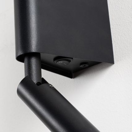 BRILAGI - LED настінний точковий світильник VIXON LED/3W/230V + LED/5W чорний CRI 90