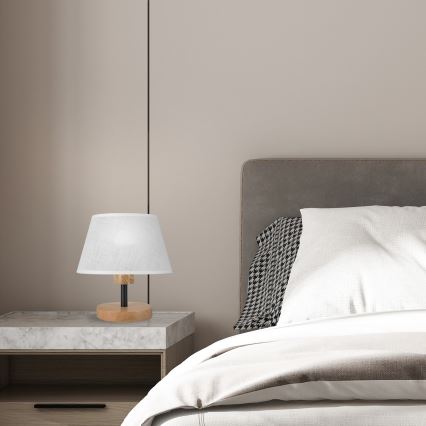 Brilagi - LED Настольная лампа ANTHONY 1xE14/40W/230V дуб/белый