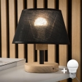 BRILAGI - LED Настольная лампа ANTHONY 1xE14/40W/230V дуб/черный