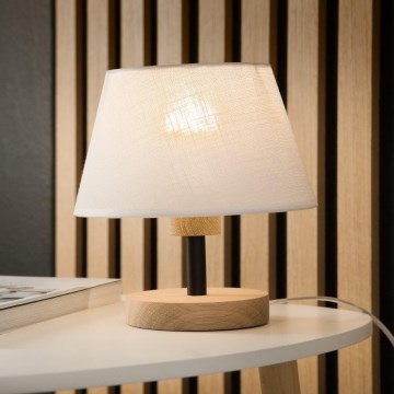 Brilagi - LED Настольная лампа ANTHONY 1xE27/60W/230V дуб/белый