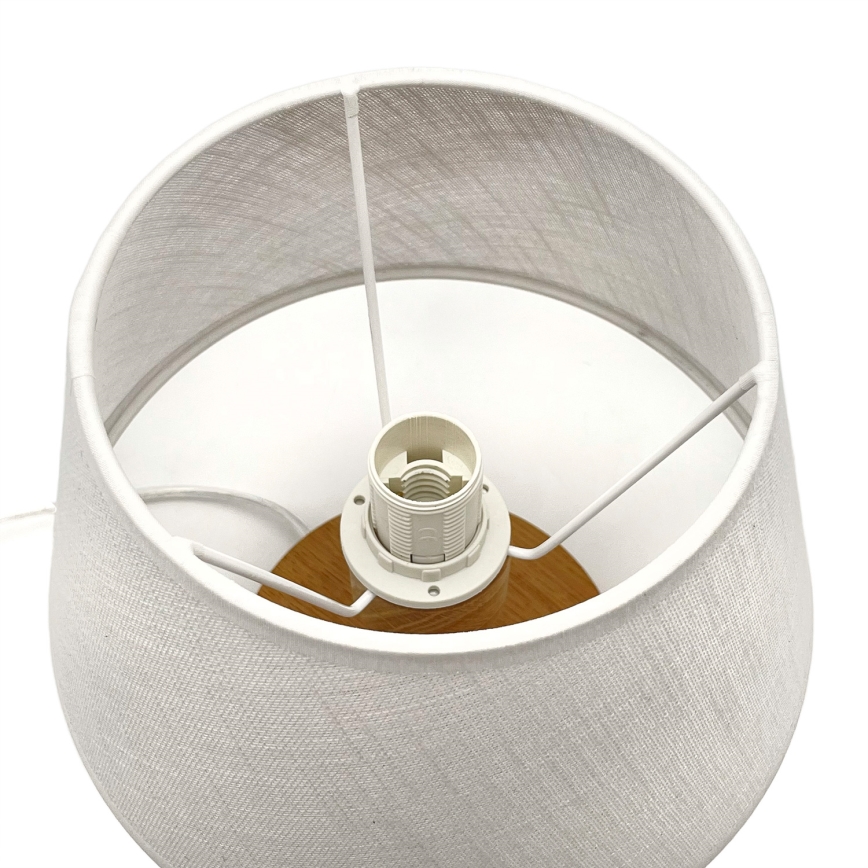 Brilagi - LED Настольная лампа ANTHONY 1xE27/60W/230V дуб/белый