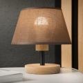 Brilagi - LED Настольная лампа ANTHONY 1xE27/60W/230V дуб/коричневый
