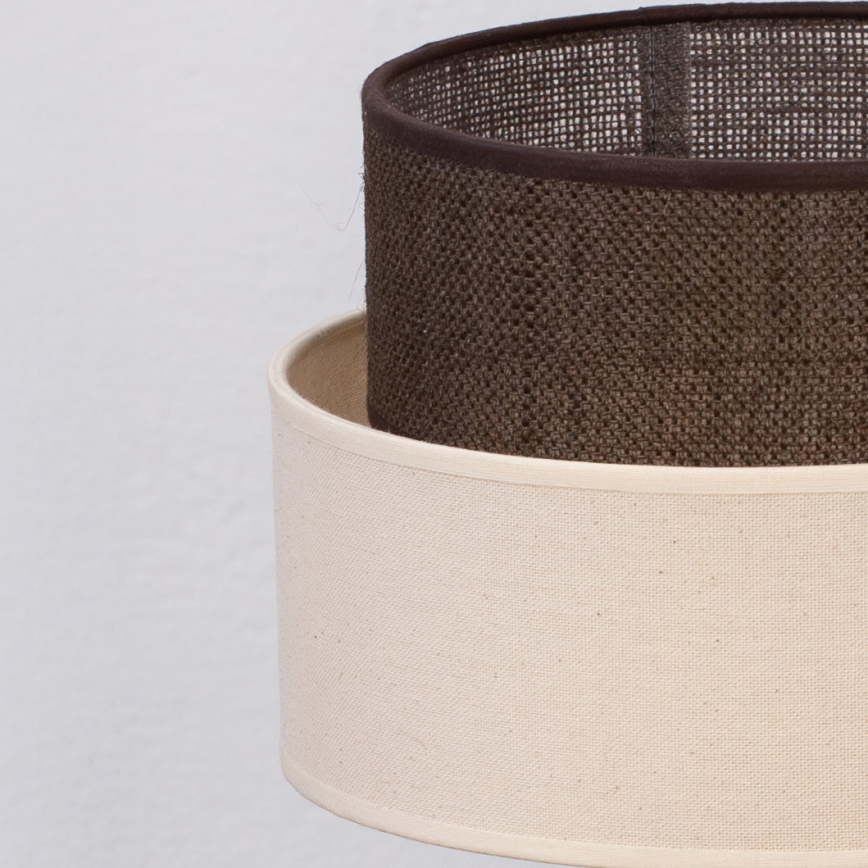 Brilagi - LED настольная лампа BOHO STYLE 1xE27/15W/230V кремовая/коричневая