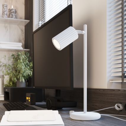 Brilagi - LED настольная лампа CRESTO 1xGU10/10W/230V белая