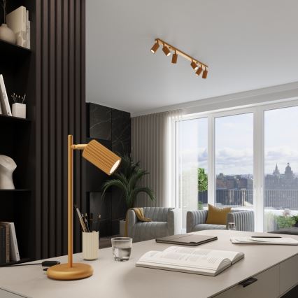 Brilagi - LED настольная лампа CRESTO 1xGU10/10W/230V золотая