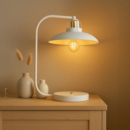 Brilagi - LED Настольная лампа FLAMENGO 1xE27/60W/230V белый