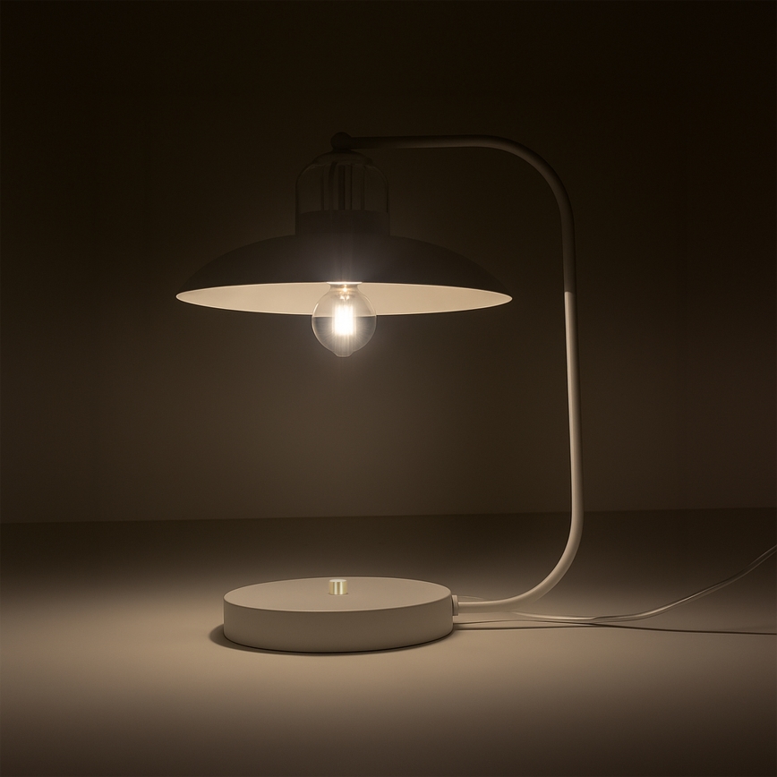 Brilagi - LED Настольная лампа FLAMENGO 1xE27/60W/230V белый