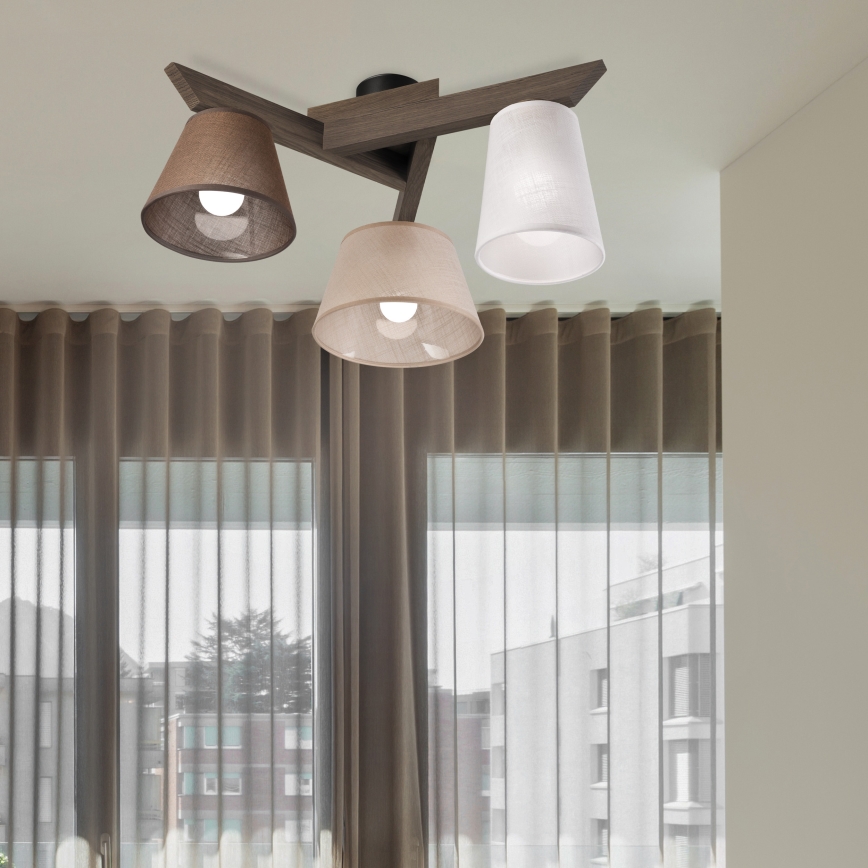 Brilagi - LED Накладна люстра ANTHONY 3xE14/40W/230V дуб горіх