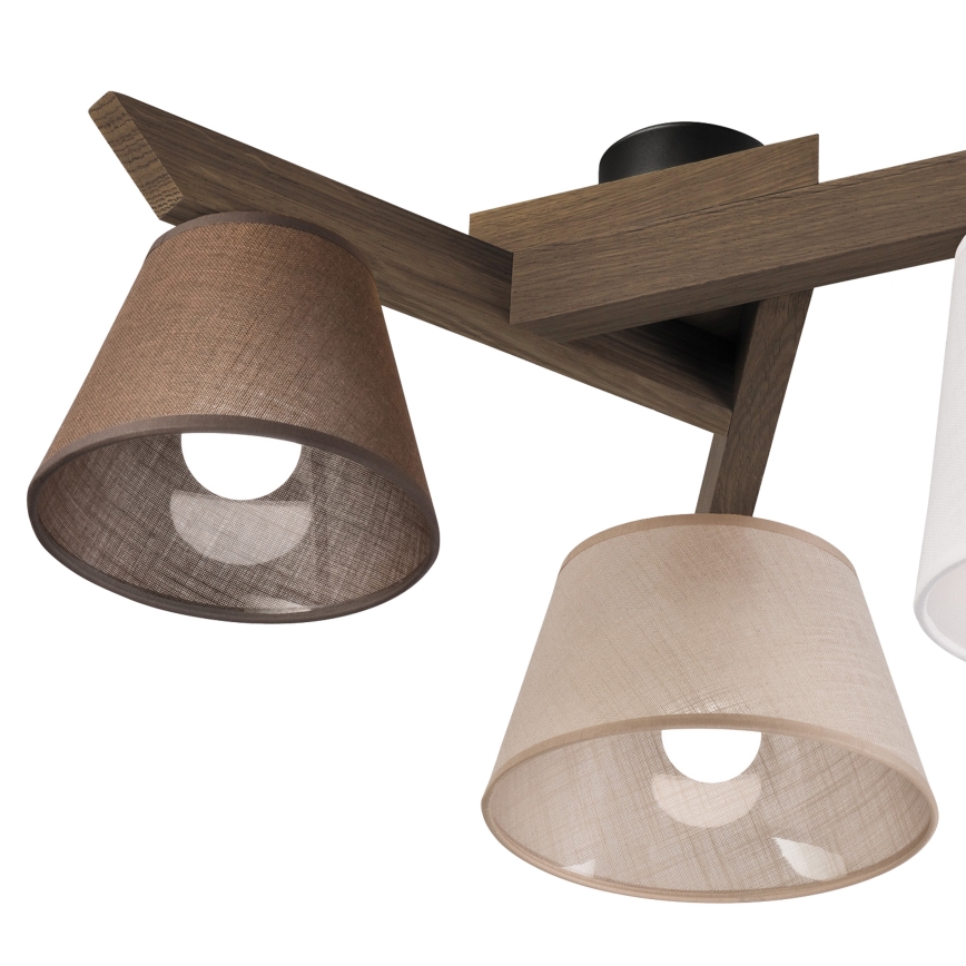 Brilagi - LED Накладна люстра ANTHONY 3xE14/40W/230V дуб горіх