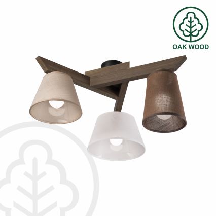 Brilagi - LED Накладна люстра ANTHONY 3xE14/40W/230V дуб горіх
