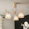 Brilagi - LED накладна люстра ANTICO 3xE27/60W/230V біла патина