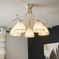Brilagi - LED накладна люстра ANTICO 5xE27/60W/230V 3000K біла патина