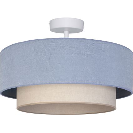 Brilagi - LED накладна люстра BOHO ECO 1xE27/10W/230V діам. 40 см синій/кремовий