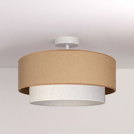 Brilagi - LED накладна люстра BOHO ECO 1xE27/10W/230V діаметр 40 см бежева/кремова