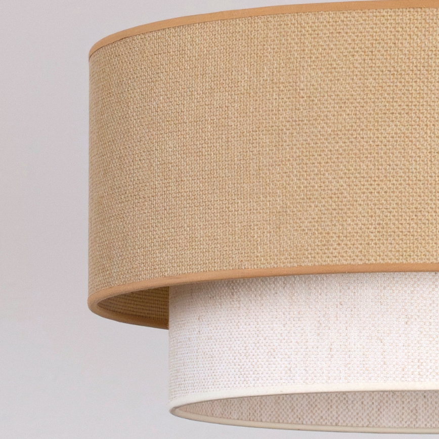 Brilagi - LED накладна люстра BOHO ECO 1xE27/10W/230V діаметр 40 см бежева/кремова