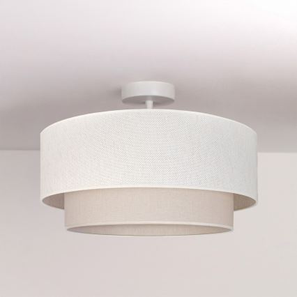 Brilagi - LED накладна люстра BOHO ECO 1xE27/10W/230V діаметр 40 см кремова