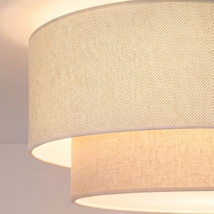 Brilagi - LED накладна люстра BOHO ECO 1xE27/10W/230V діаметр 40 см кремова