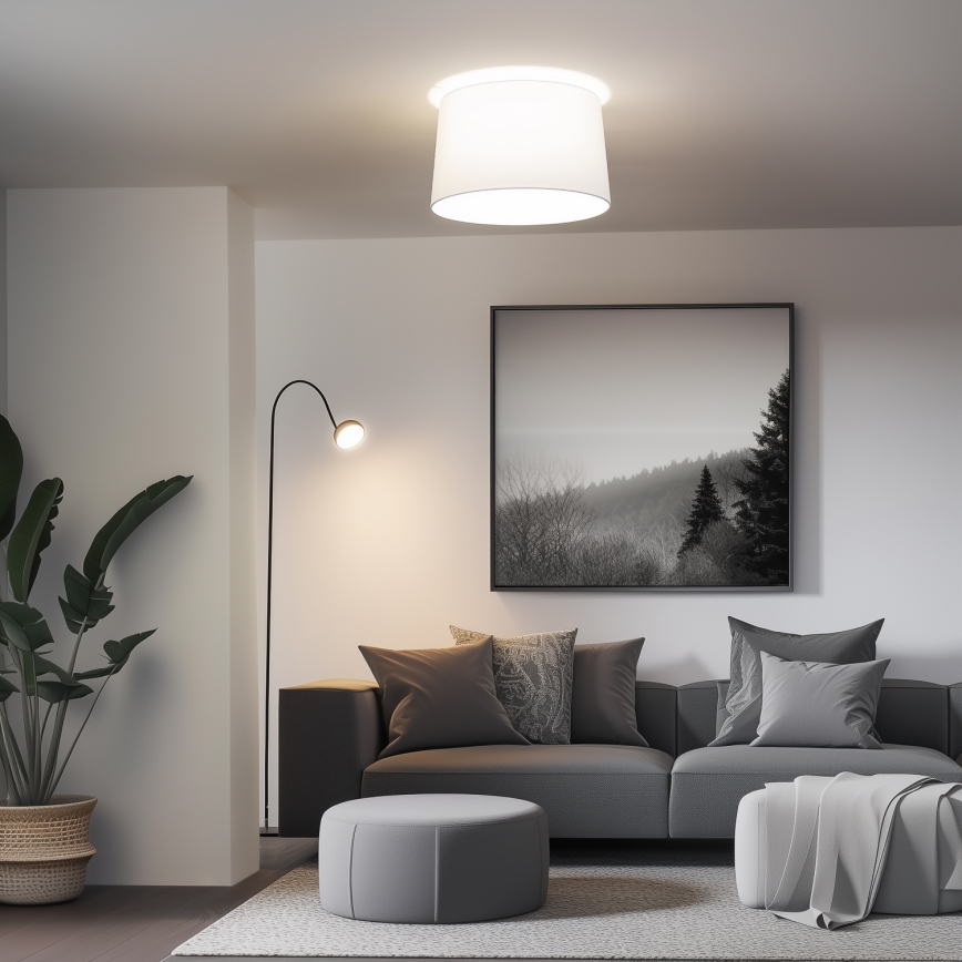 Brilagi - LED накладна люстра CERIA, 1x E27/40 Вт/230 В, діаметр 45 см, біла