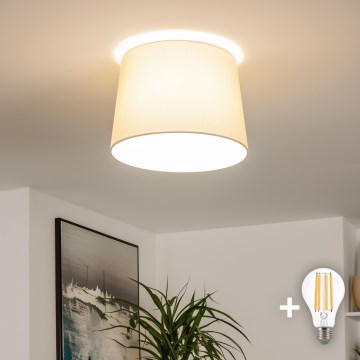 Brilagi - LED накладна люстра CERIA 1xE27/40W/230V, діаметр 30 см, бежева