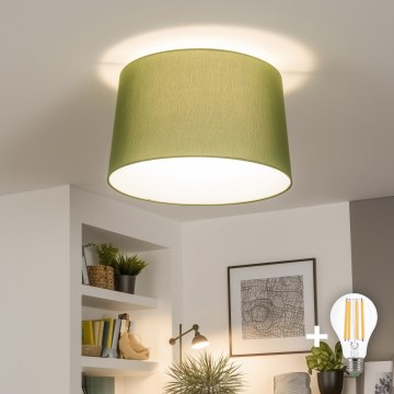 Brilagi - LED накладна люстра CERIA 1xE27/40W/230V діаметр 45 см зелена