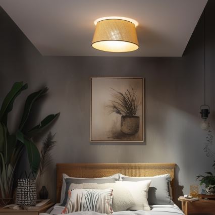 Brilagi - LED накладна люстра CERIA 1xE27/40W/230V, діаметр 50 см, бежева