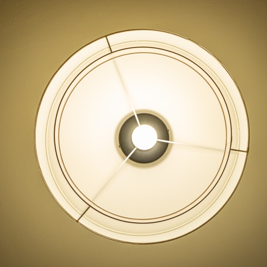 Brilagi - LED накладна люстра CERIA 1xE27/40W/230V, діаметр 50 см, біла/бежева