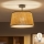 Brilagi - LED накладна люстра CERIA 1xE27/60W/230V діаметр 35 см чорна/бежева