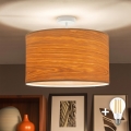 Brilagi - LED накладна люстра CERIA 1xE27/60W/230V діаметр 45 см біла/бежева