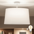 Brilagi - LED накладна люстра CERIA 1xE27/60W/230V Ø 45 см біла
