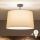 Brilagi - LED-накладна люстра CERIA 1xE27/60W/230V Ø 45 см чорний/бежевий